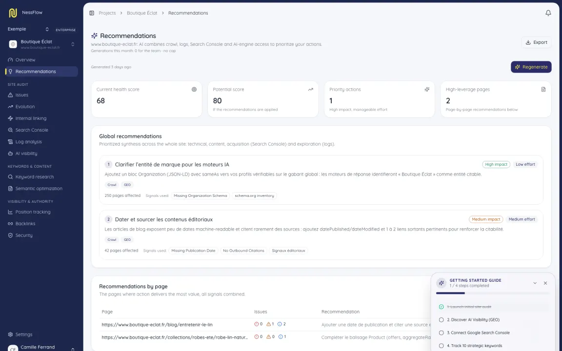Recommandations